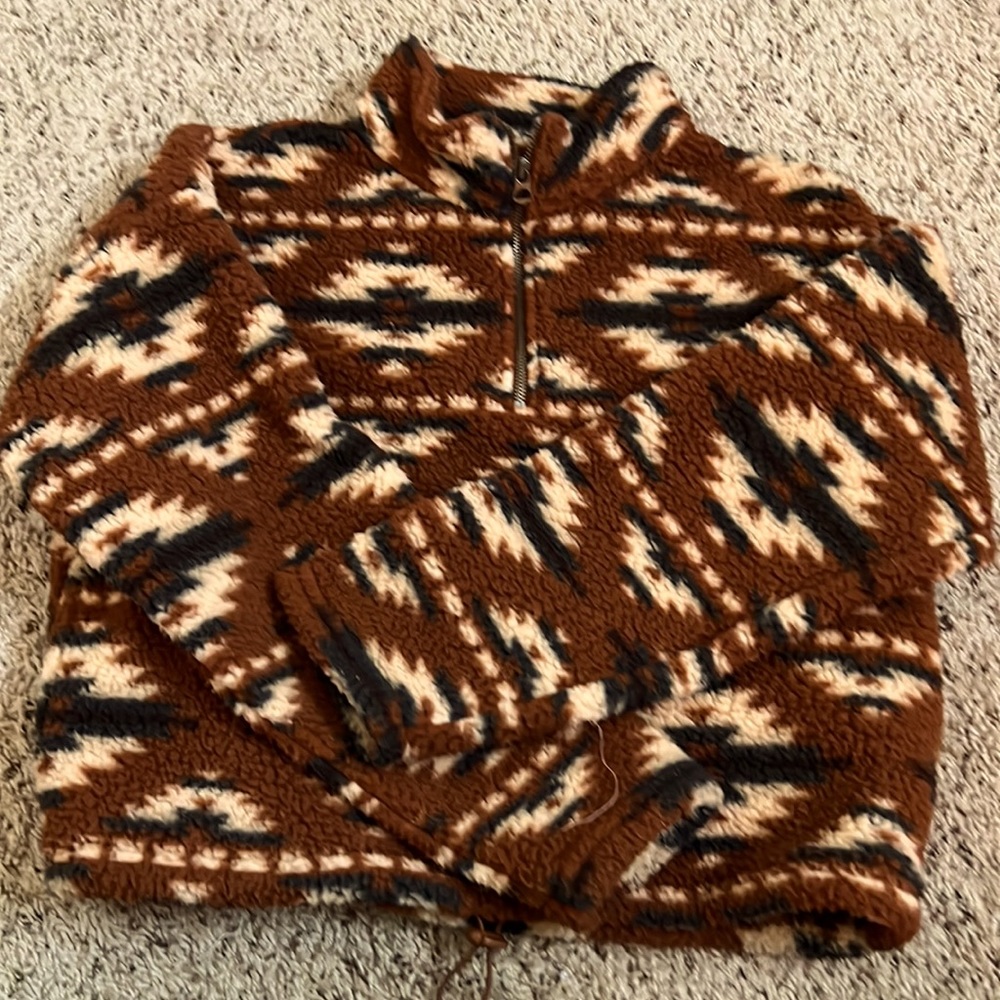Brown, Wooly Sweater